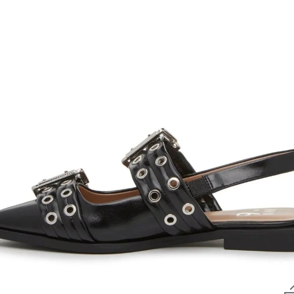 Mix No. 6 Sybel Slingback Flats with Buckle Detail - Picture 3 of 8